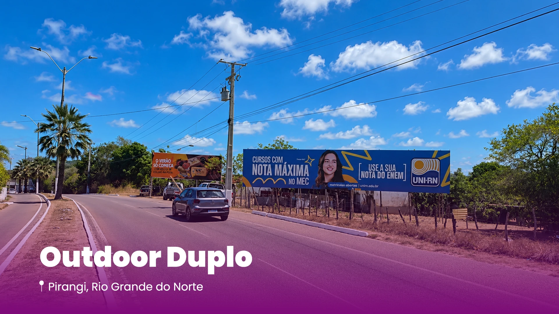 Outdoor duplo em Pirangi, Rio Grande do Norte